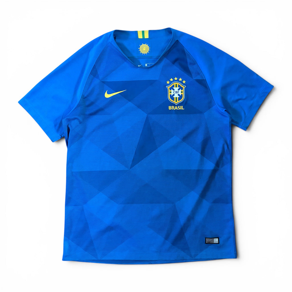 2018 Nike Brazil Blank Away Jersey