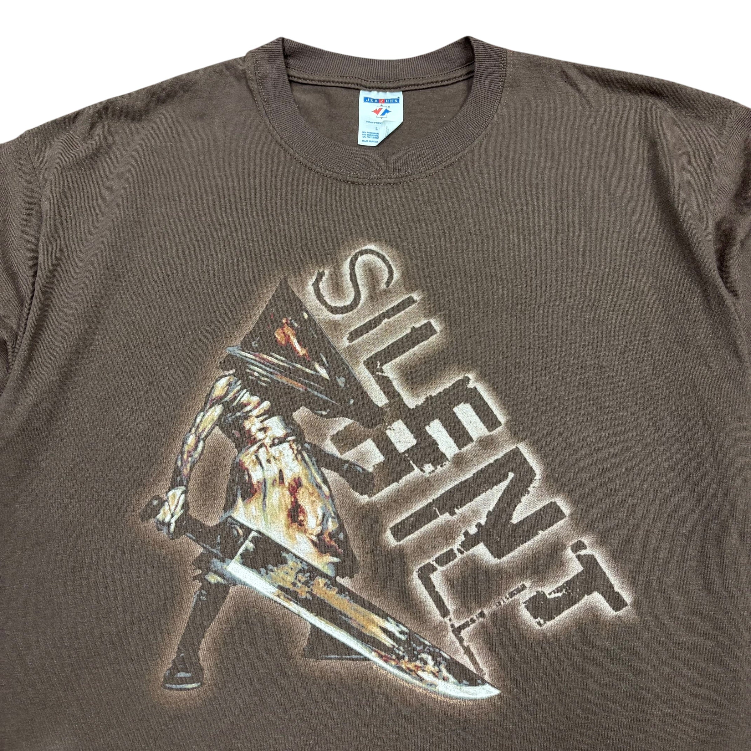 2001 Silent Hill Video Game Promo Tee Brown