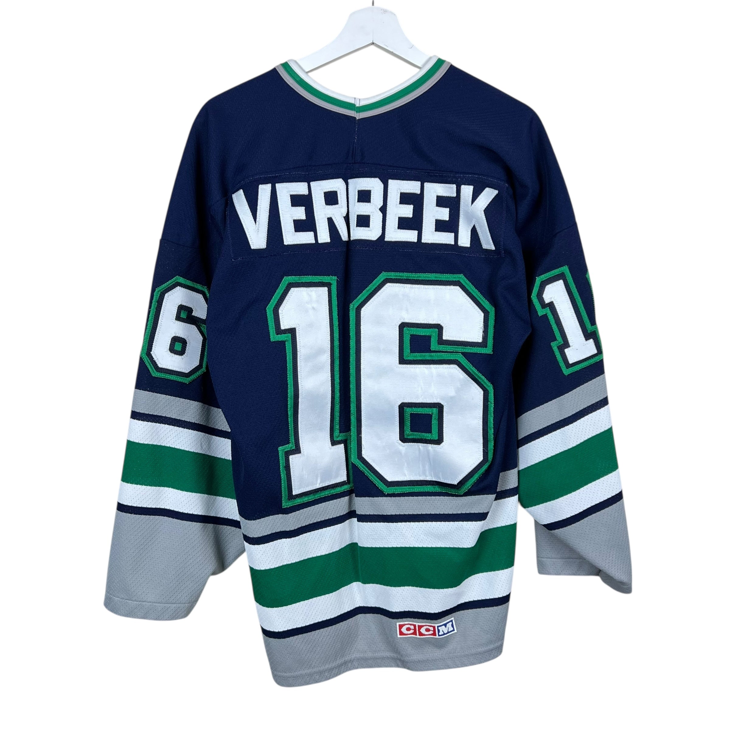 Vintage CCM Hartford Whalers Pat Verbeek Away Jersey