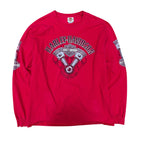 Vintage Harley Davidson Cancun Mexico “Poundin’ Pistons” Longsleeve Red