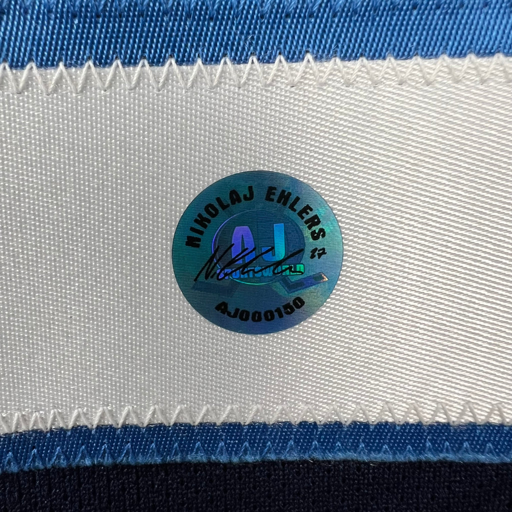 2014 Reebok NHL Winnipeg Jets Nikolaj Ehlers Autographed Away Jersey