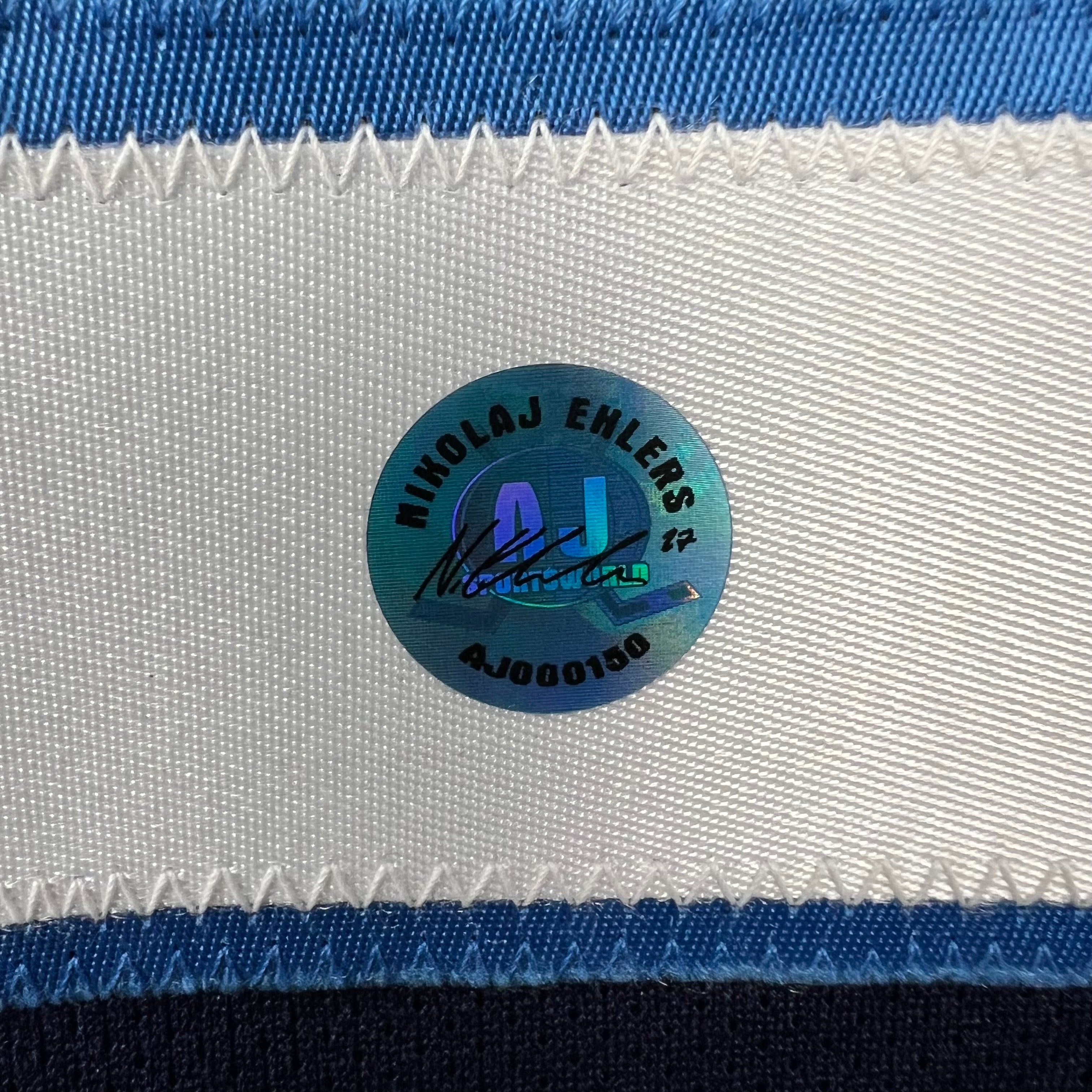 2014 Reebok NHL Winnipeg Jets Nikolaj Ehlers Autographed Away Jersey