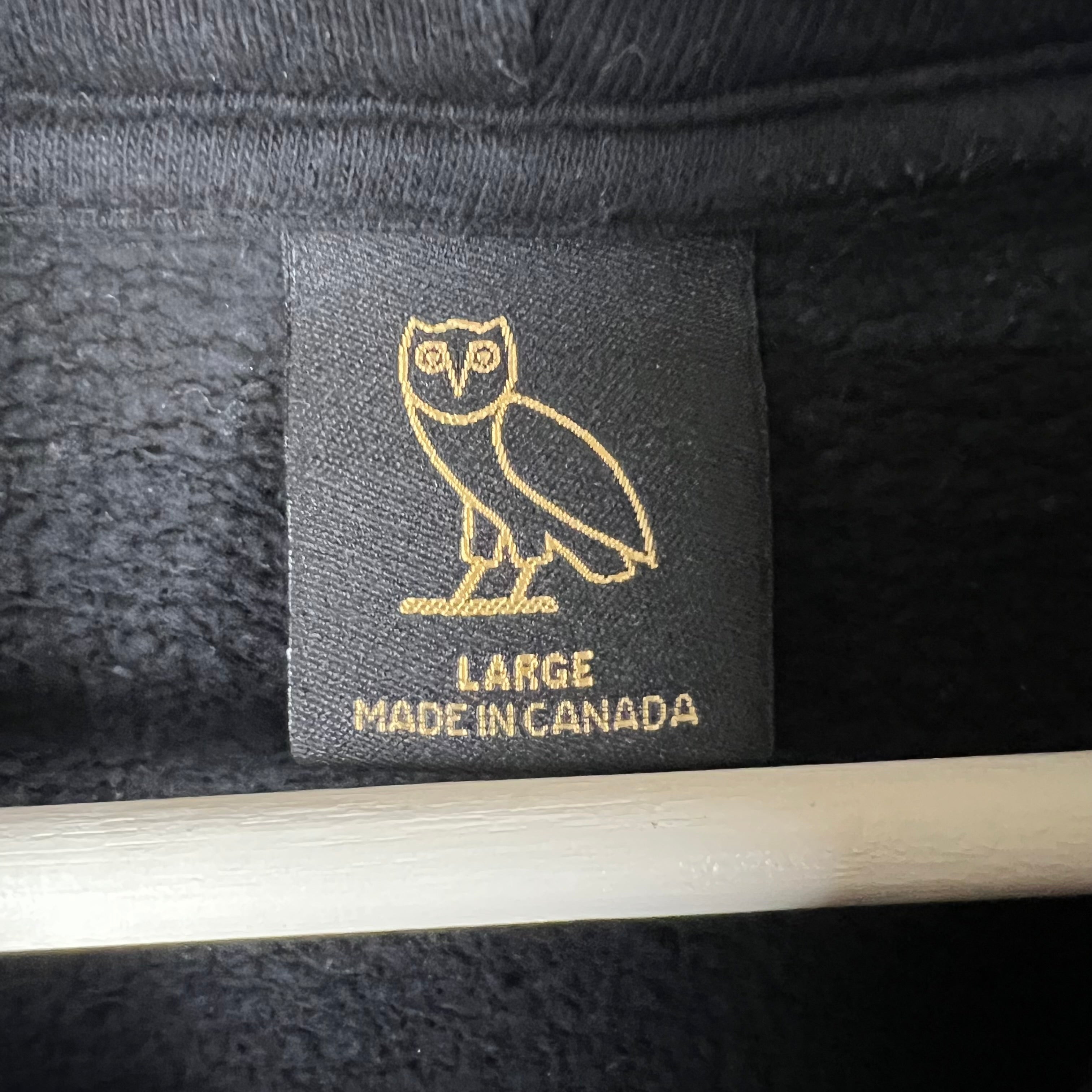 OVO Owl Logo Hoodie Black
