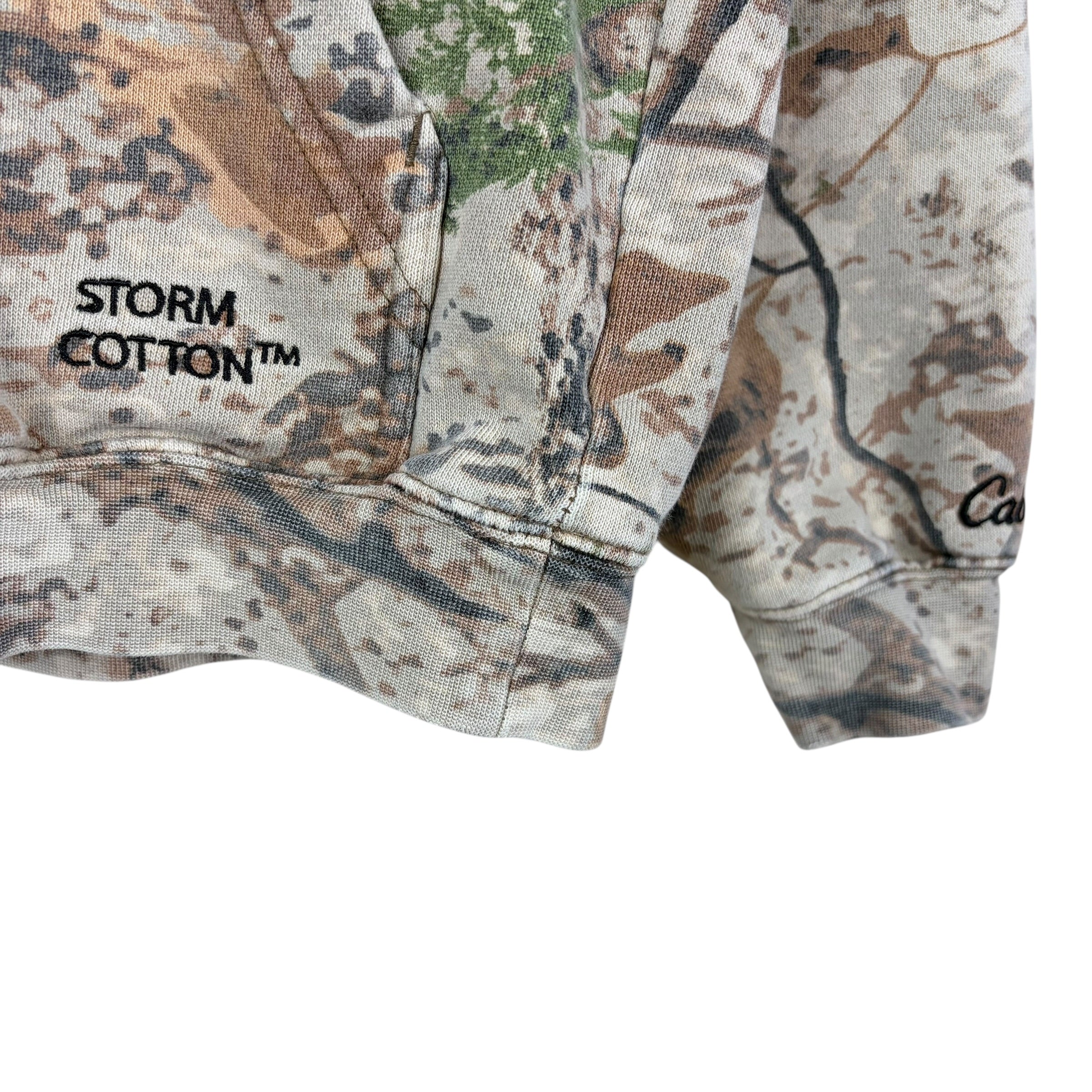 Vintage Cabelas Women’s Storm Cotton Realtree Hoodie Camo
