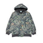 Vintage Carhartt Youth RealTree Hooded Quilt Lined Jacket Camo