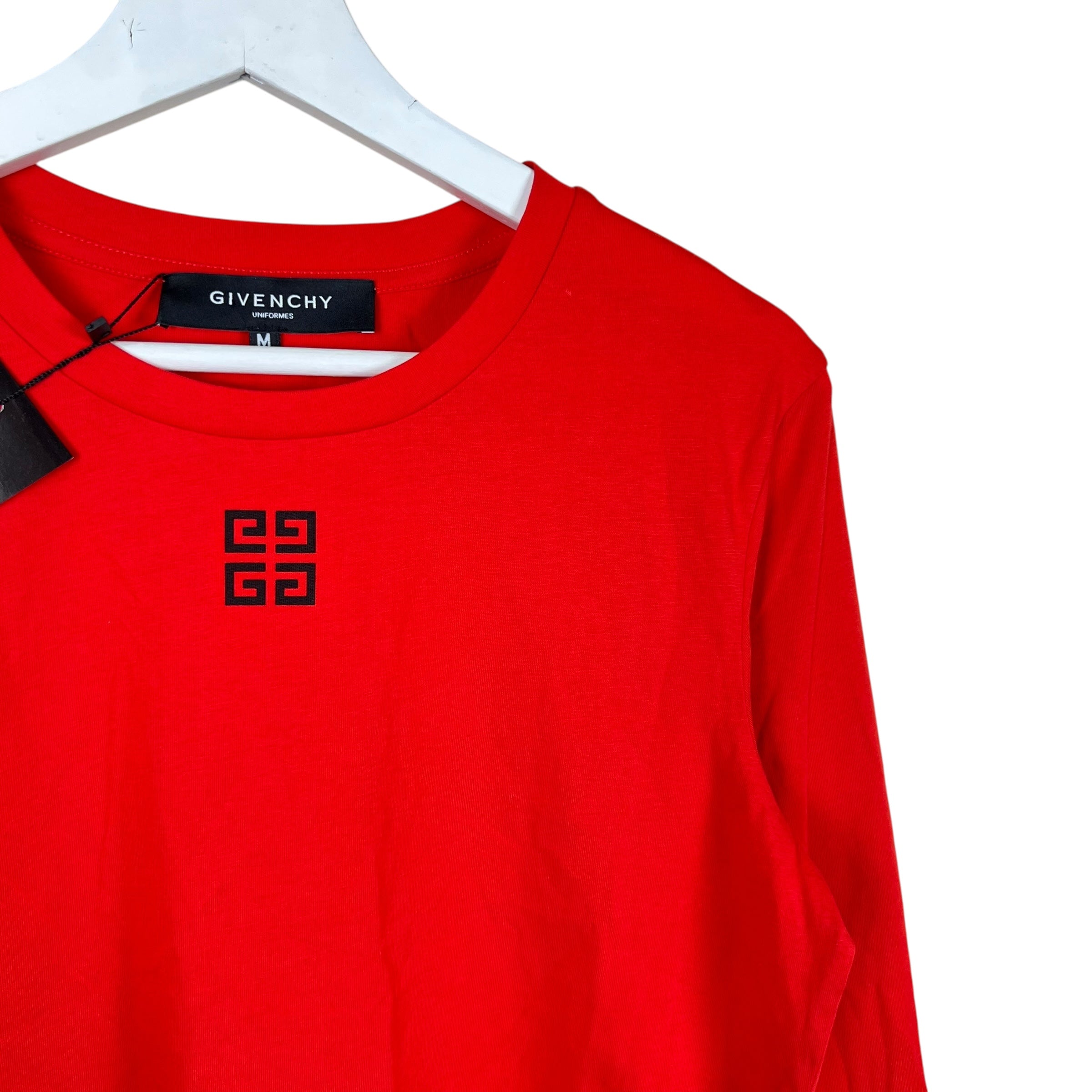 Givenchy Uniformes Logo Tee Red