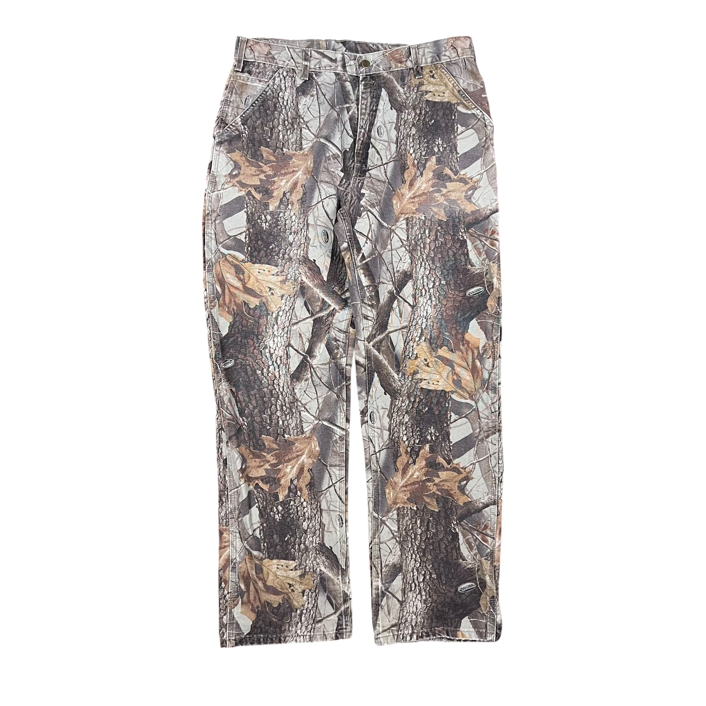 Vintage Carhartt Dungaree Fit Carpenter Pants RealTree Camo
