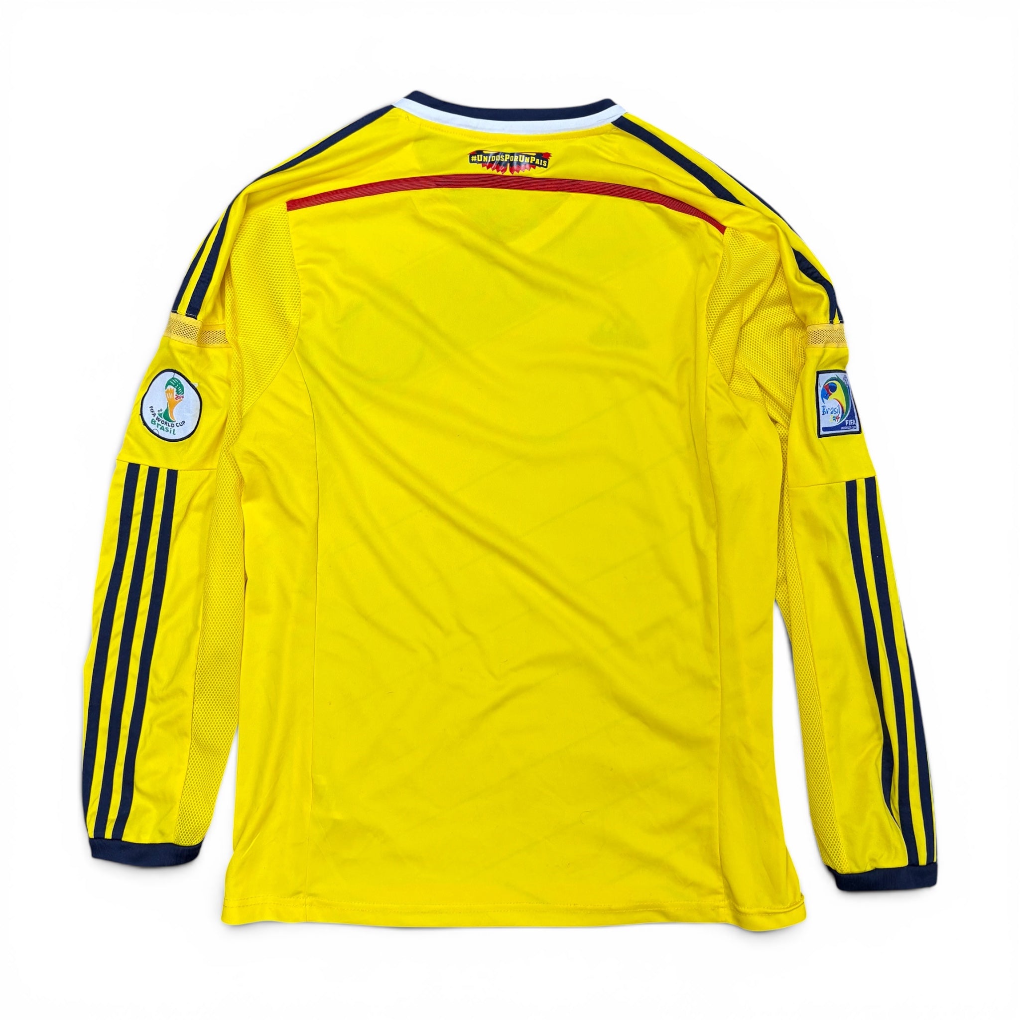 2014 Adidas Colombia Blank Home Longsleeve Jersey