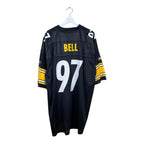 2004 Reebok NFL Pittsburgh Steelers Kendrell Bell Away Jersey