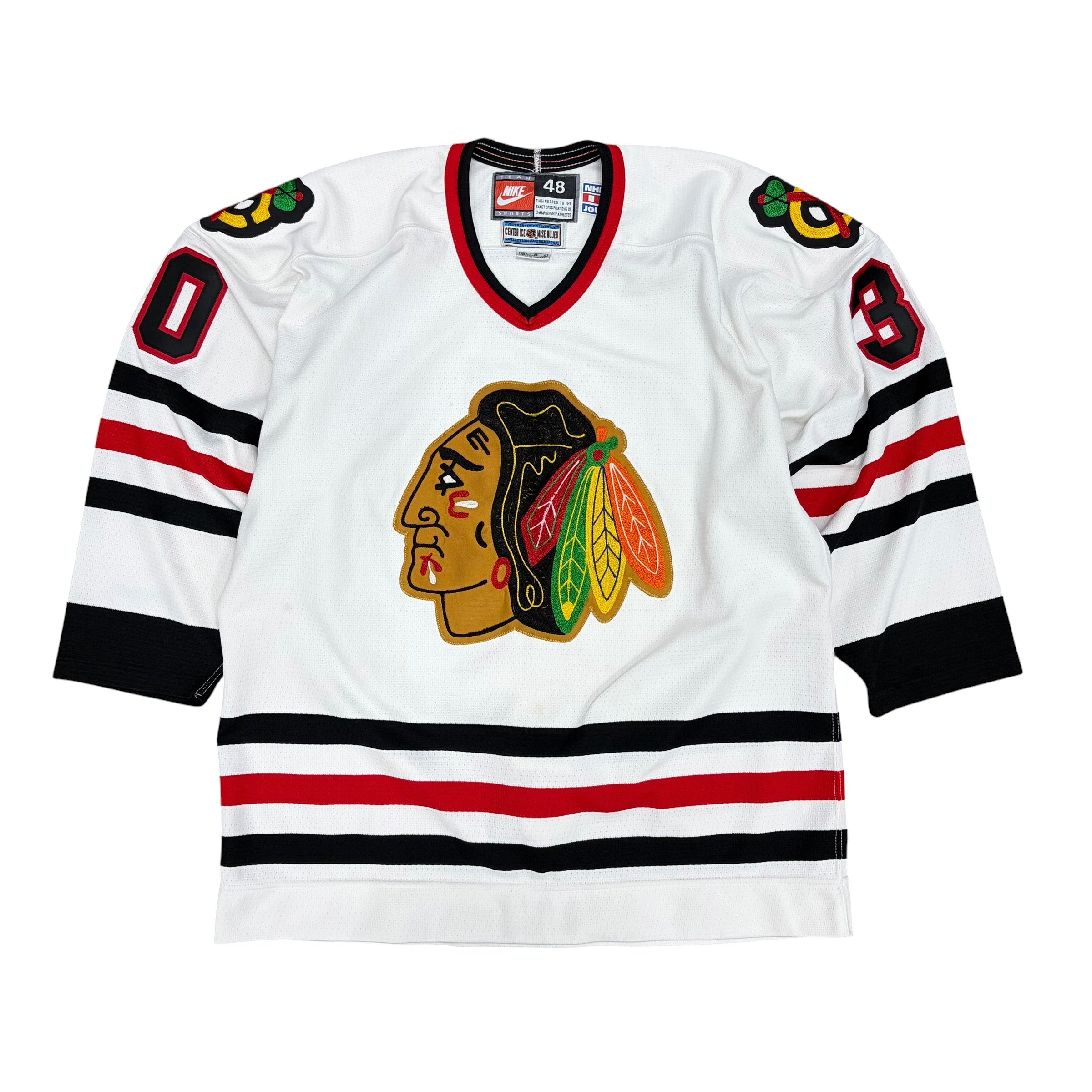Vintage Nike 90’s NHL Chicago Blackhawks Ed Belfour Home Jersey