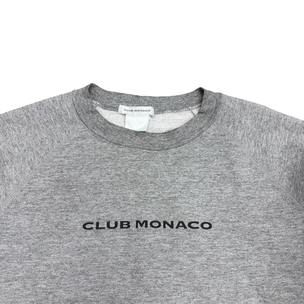 Vintage Club Monaco Women’s Spellout Crewneck Grey