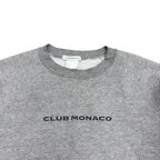 Vintage Club Monaco Women’s Spellout Crewneck Grey