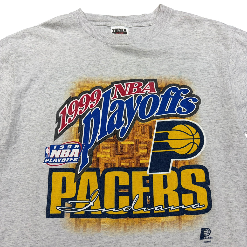 1999 NBA Indiana Pacers Playoffs Promo Tee Grey