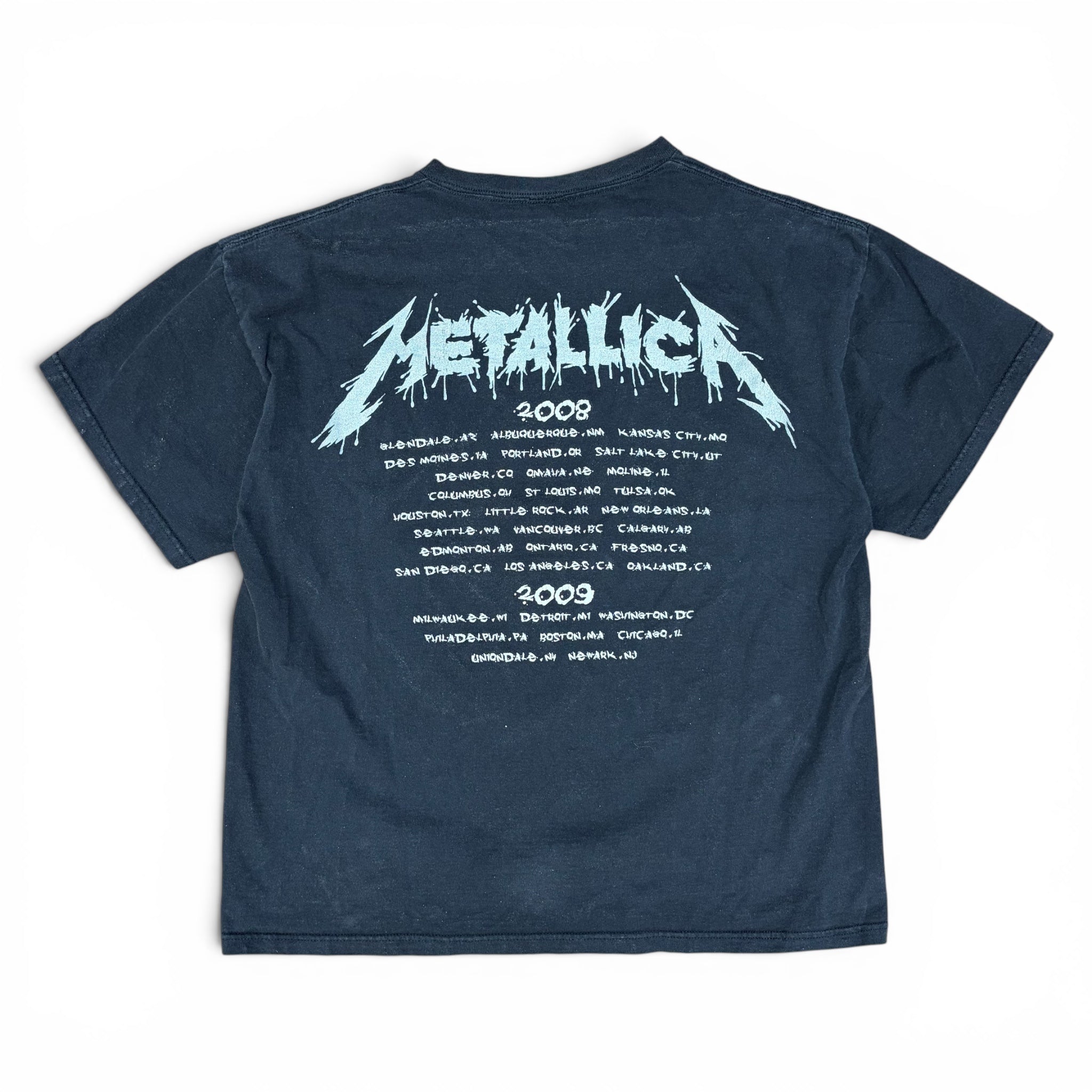 2009 Metallica “World Magnetic Tour” Tee Black
