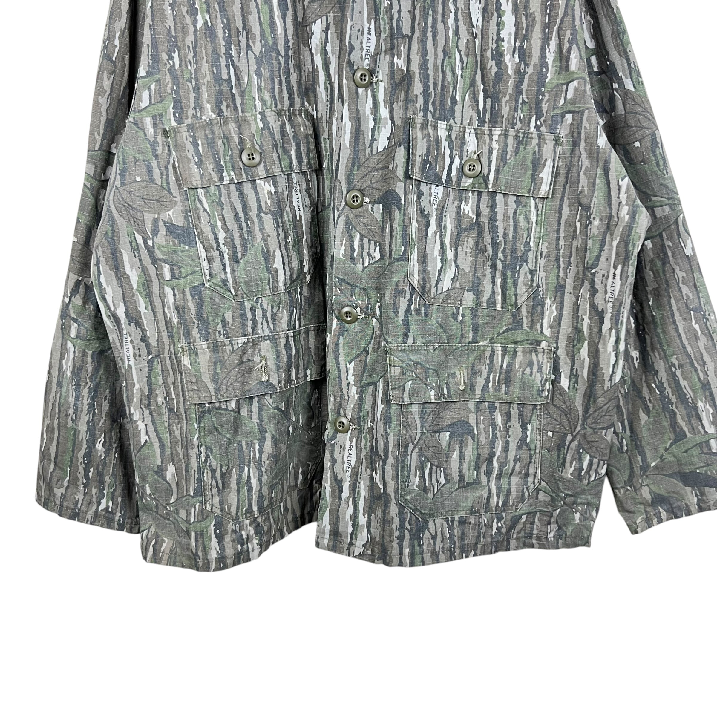 Vintage RealTree Printed Button Up Jacket Camo