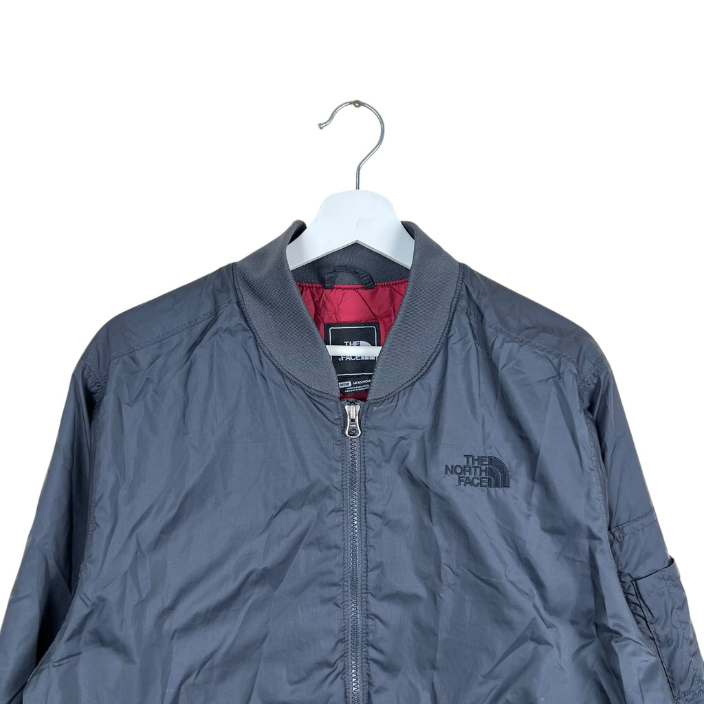 Vintage North Face Bomber Jacket Dark Grey