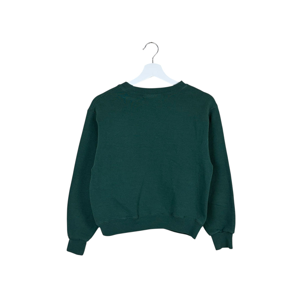1995 Nutmeg NFL Green Bay Packers Youth Logo Crewneck Green