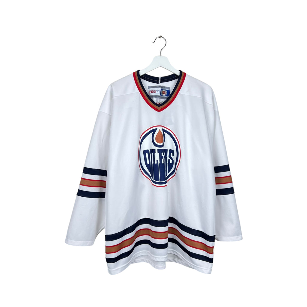 Vintage CCM Edmonton Oilers Blank Home Jersey