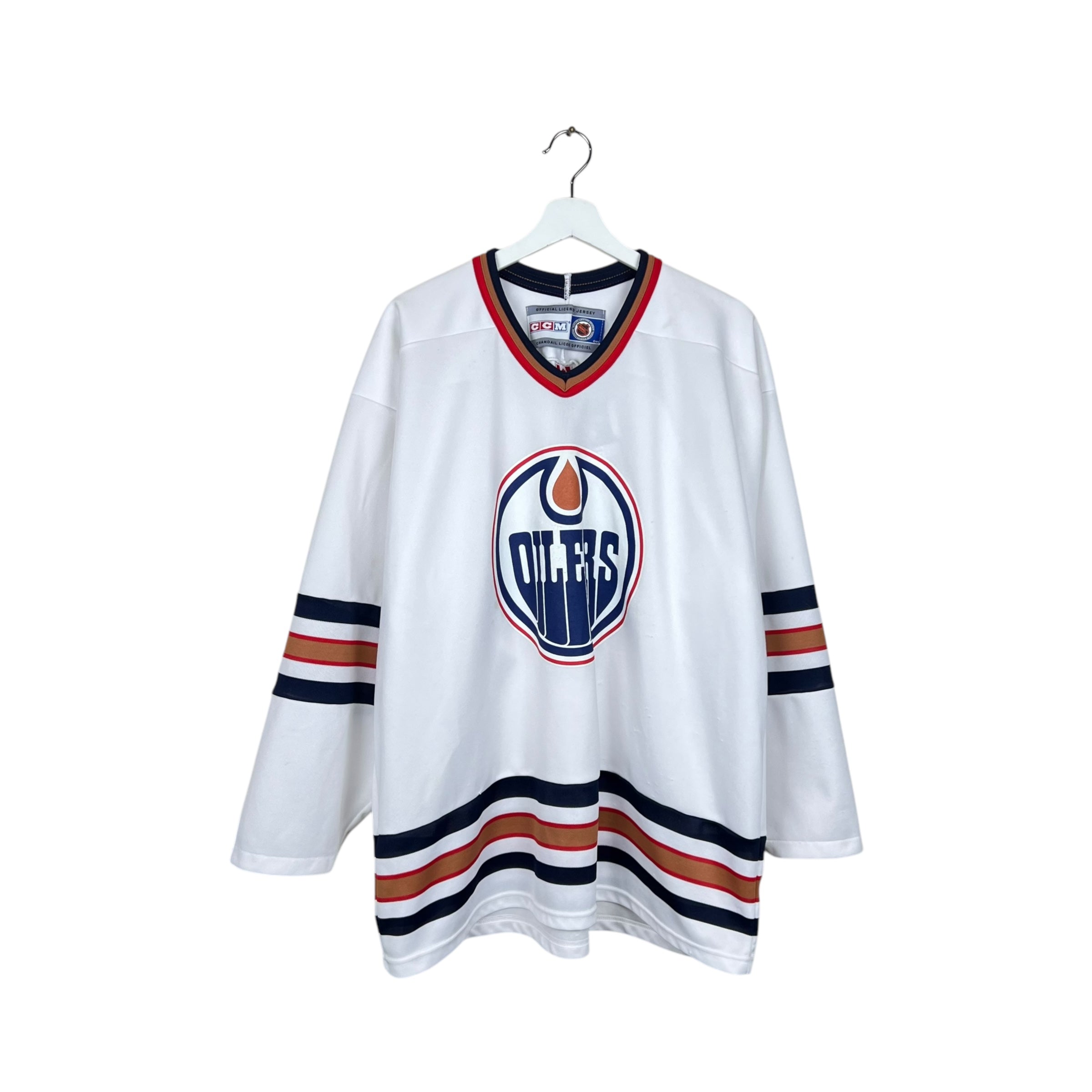 Vintage CCM Edmonton Oilers Blank Home Jersey