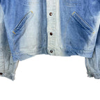 Vintage 60’s GWG Cowboy Jean Jacket Sun Faded Blue