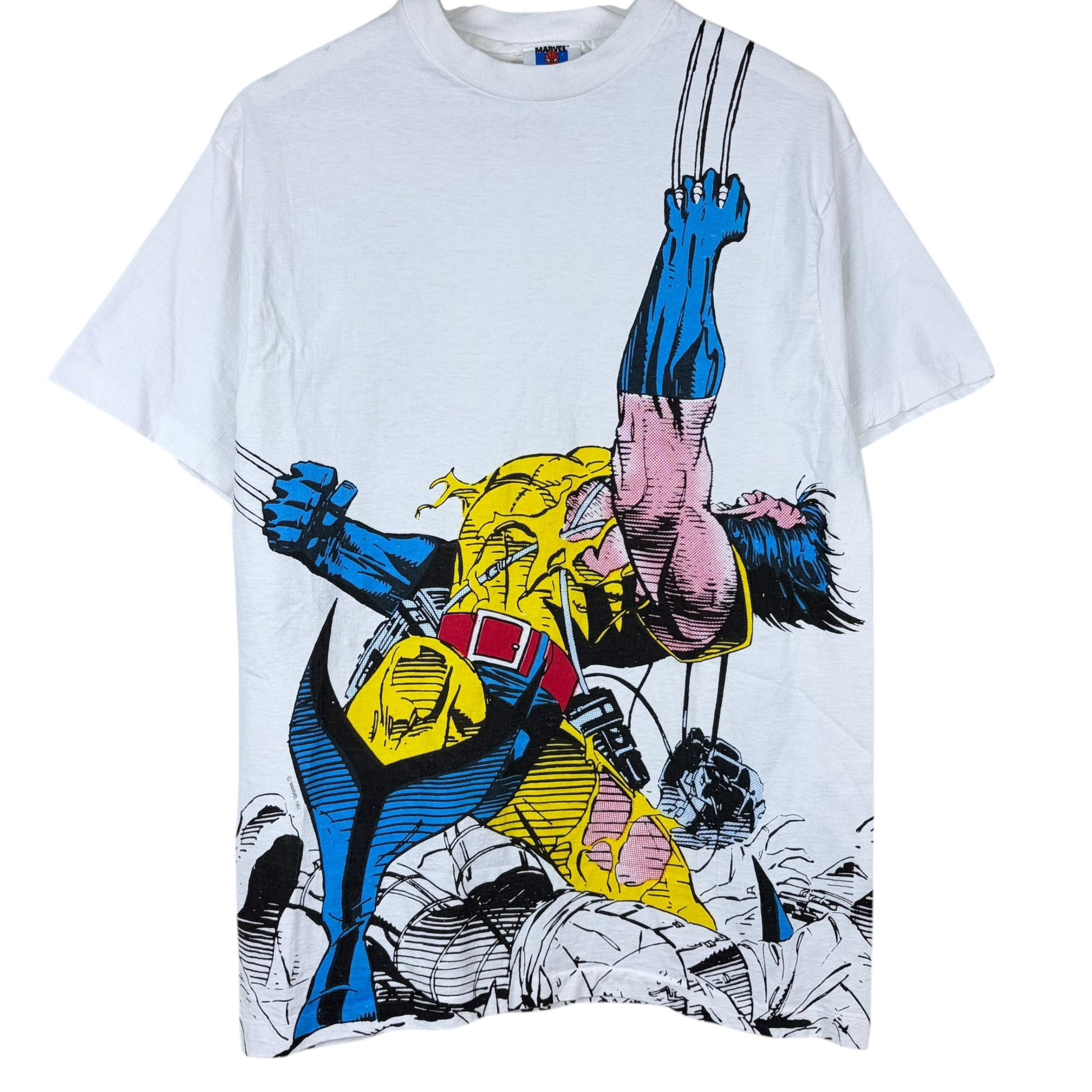 1992 Marvel Wolverine Comic Tee White