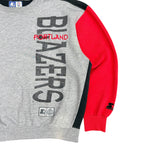 Vintage Starter NBA Portland Trailblazers Colour Block Crewneck