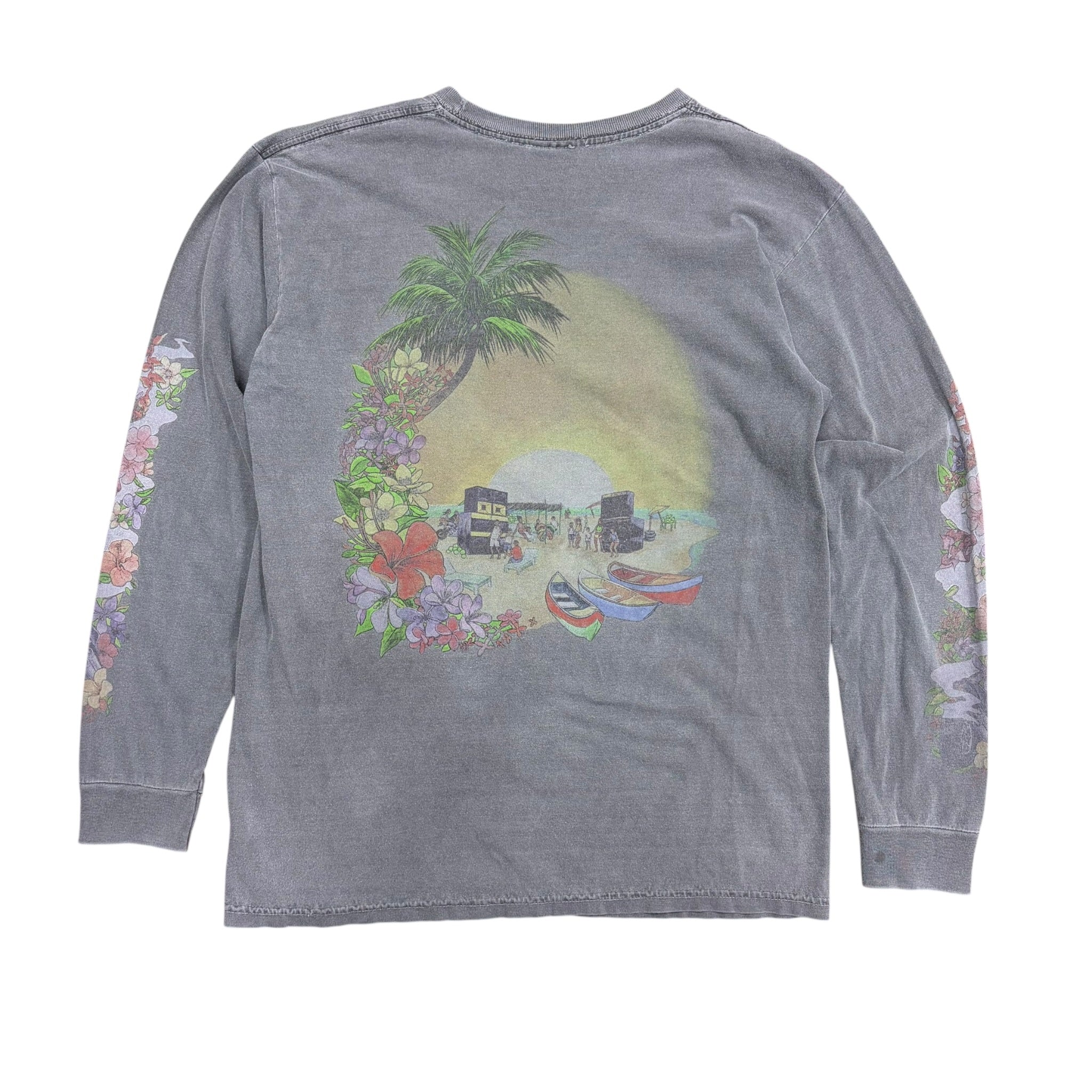 Stussy Hellshire Longsleeve Washed Black