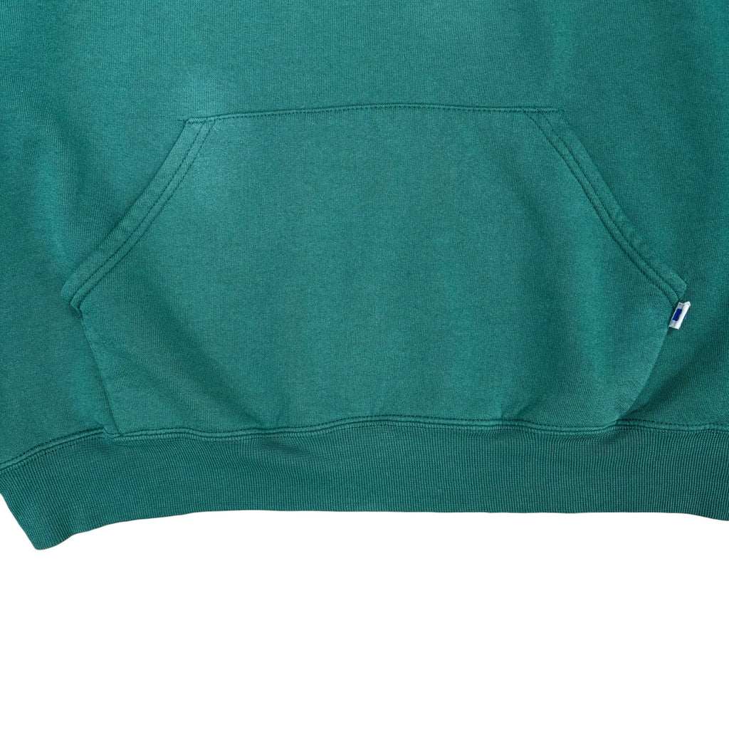 Vintage 90s Russell Athletic Blank Pullover Hoodie Green