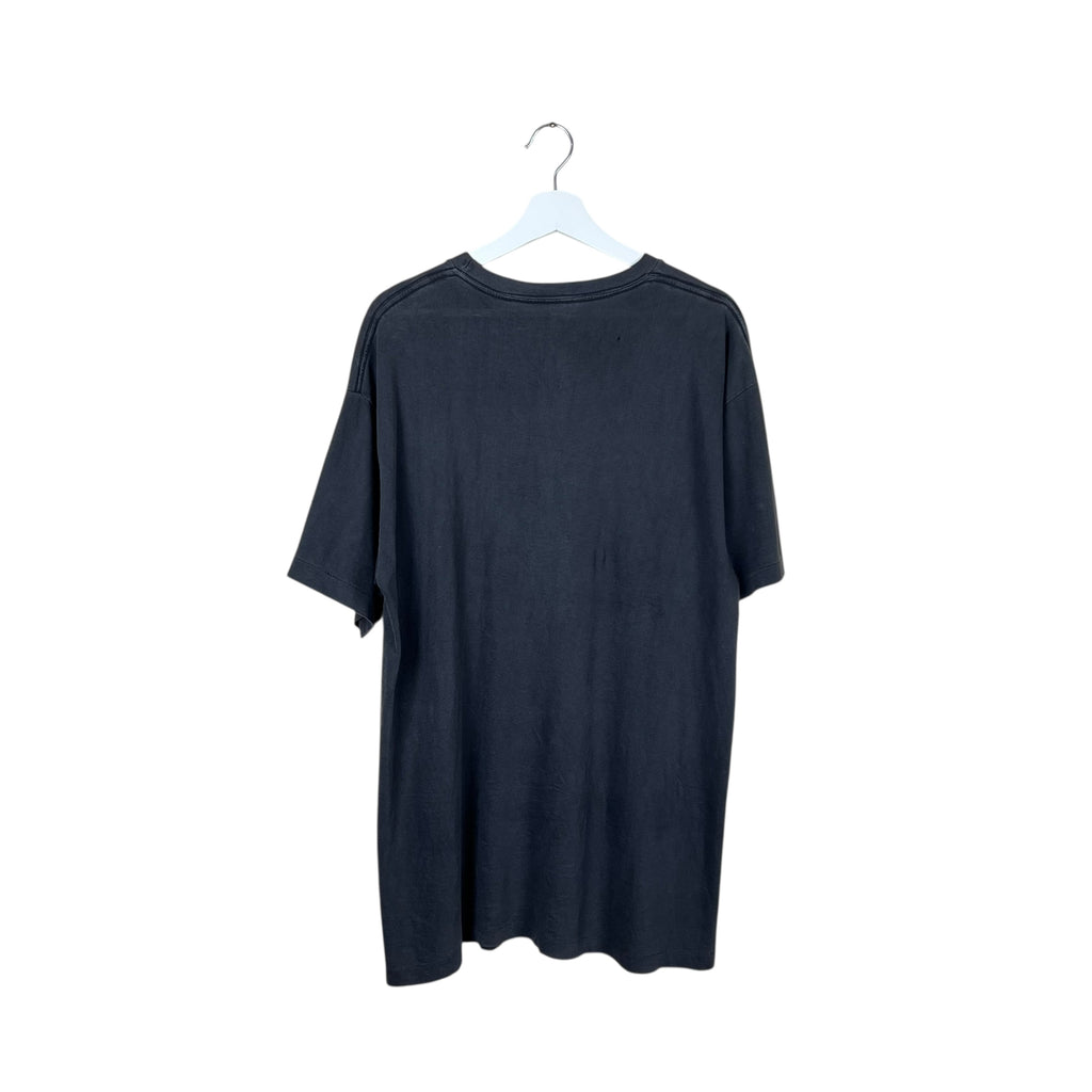 Vintage Nelson Mandela Big Face Tee Faded Black