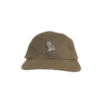 OVO Owl Logo Strapback Olive Green