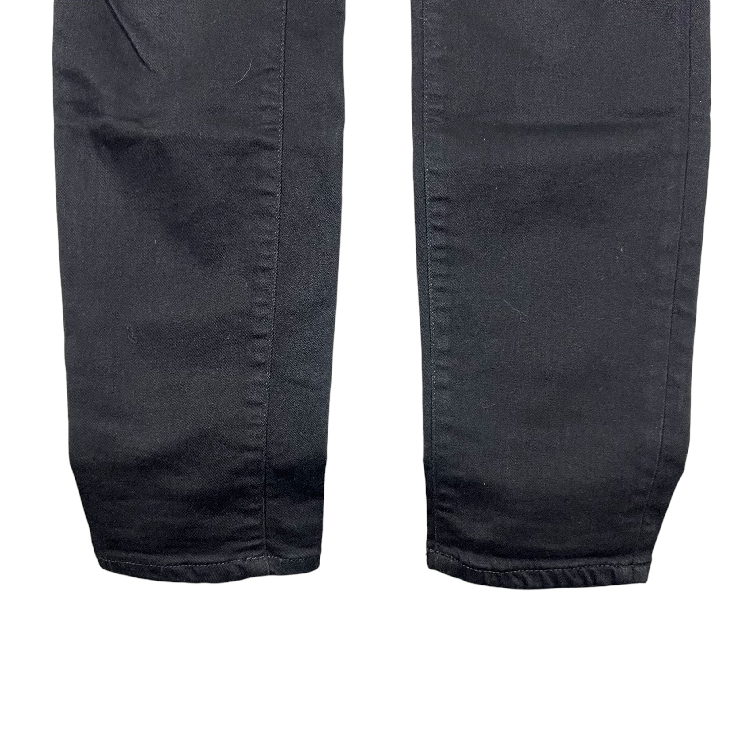 Acne Studios Waxed Skinny Jeans Black