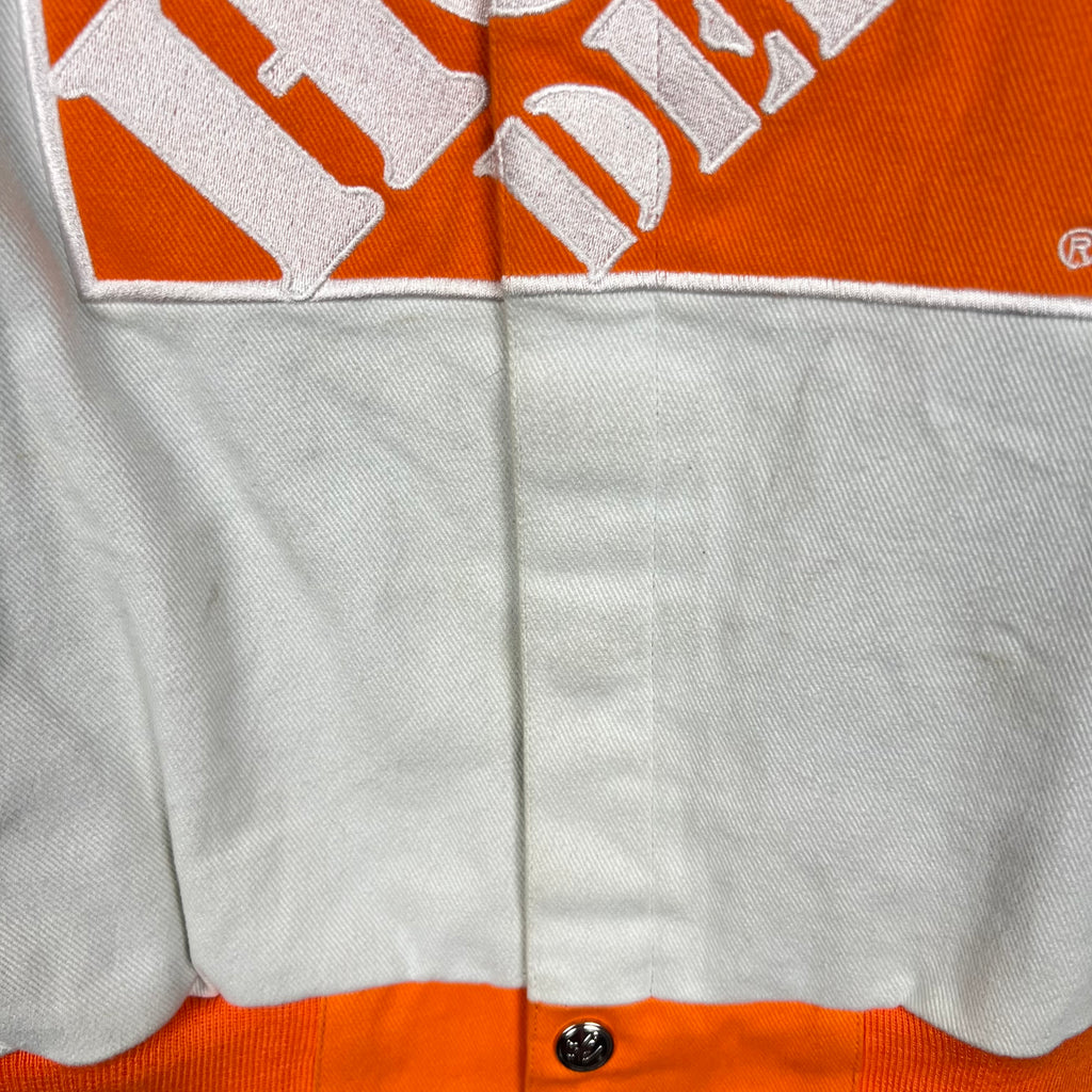 Vintage Chase Authentics NASCAR Tony Stewart Home Depot Racing Jacket White