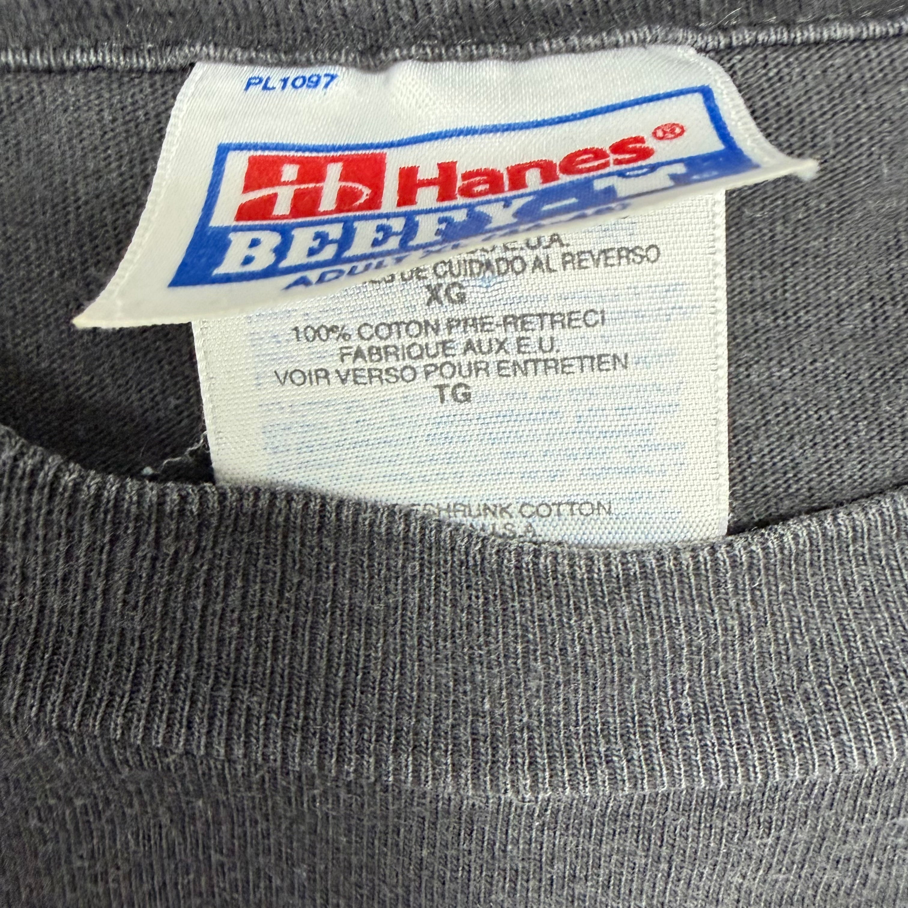 Vintage Team Hanes NBA Orlando Magic Basketball Tee Faded Black