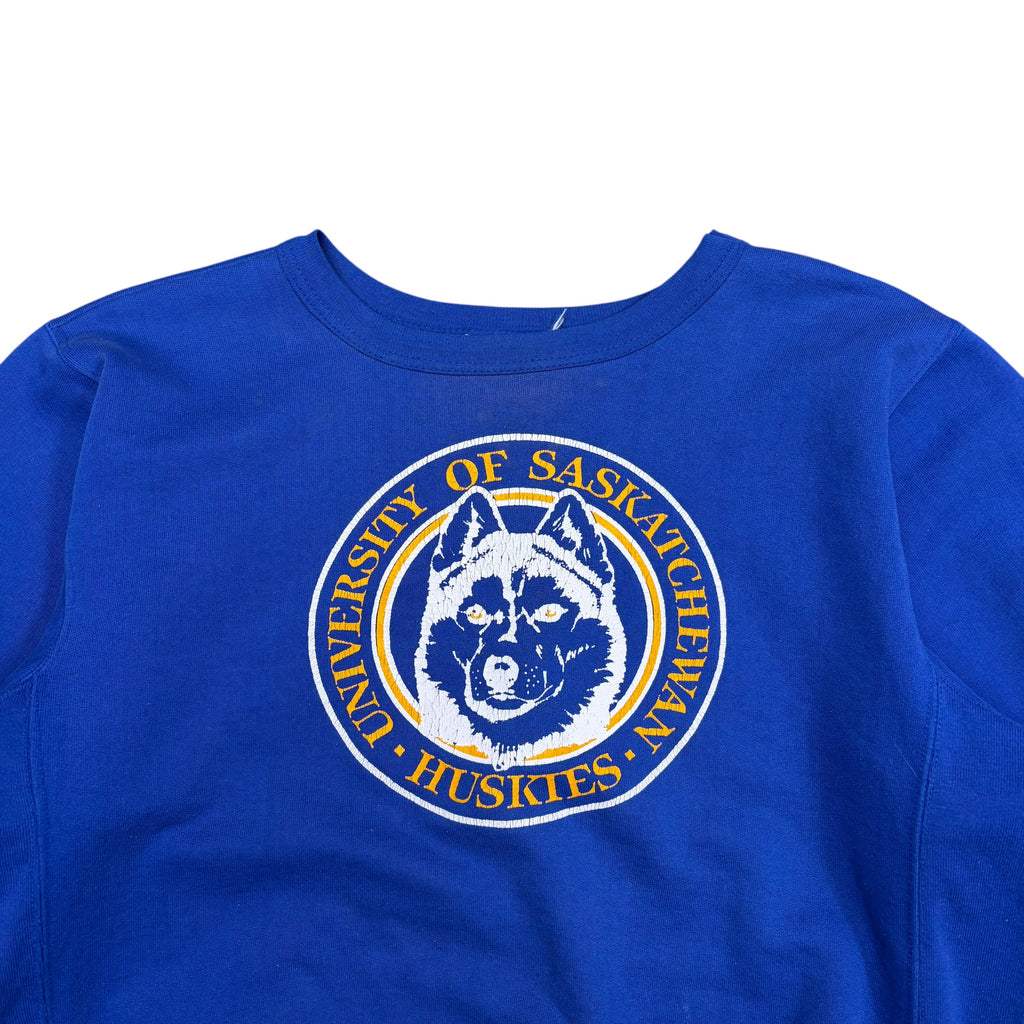 1990s Champion University of Saskatchewan Huskies Crewneck