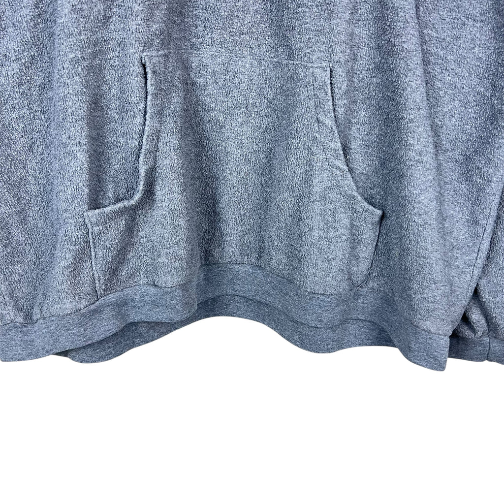 Vintage NHL Calgary Flames Fleece Embroidered Hoodie Grey