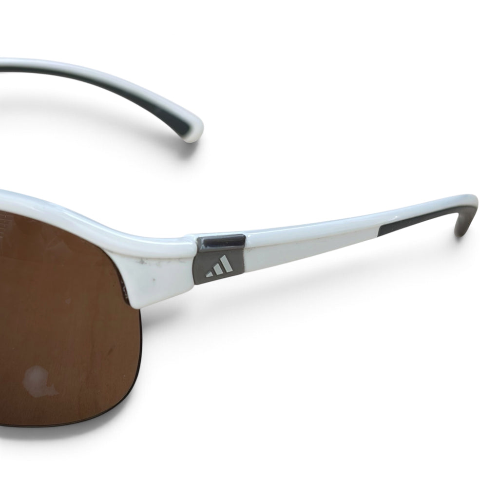 Vintage Adidas Tourpro Sport Sunglasses White