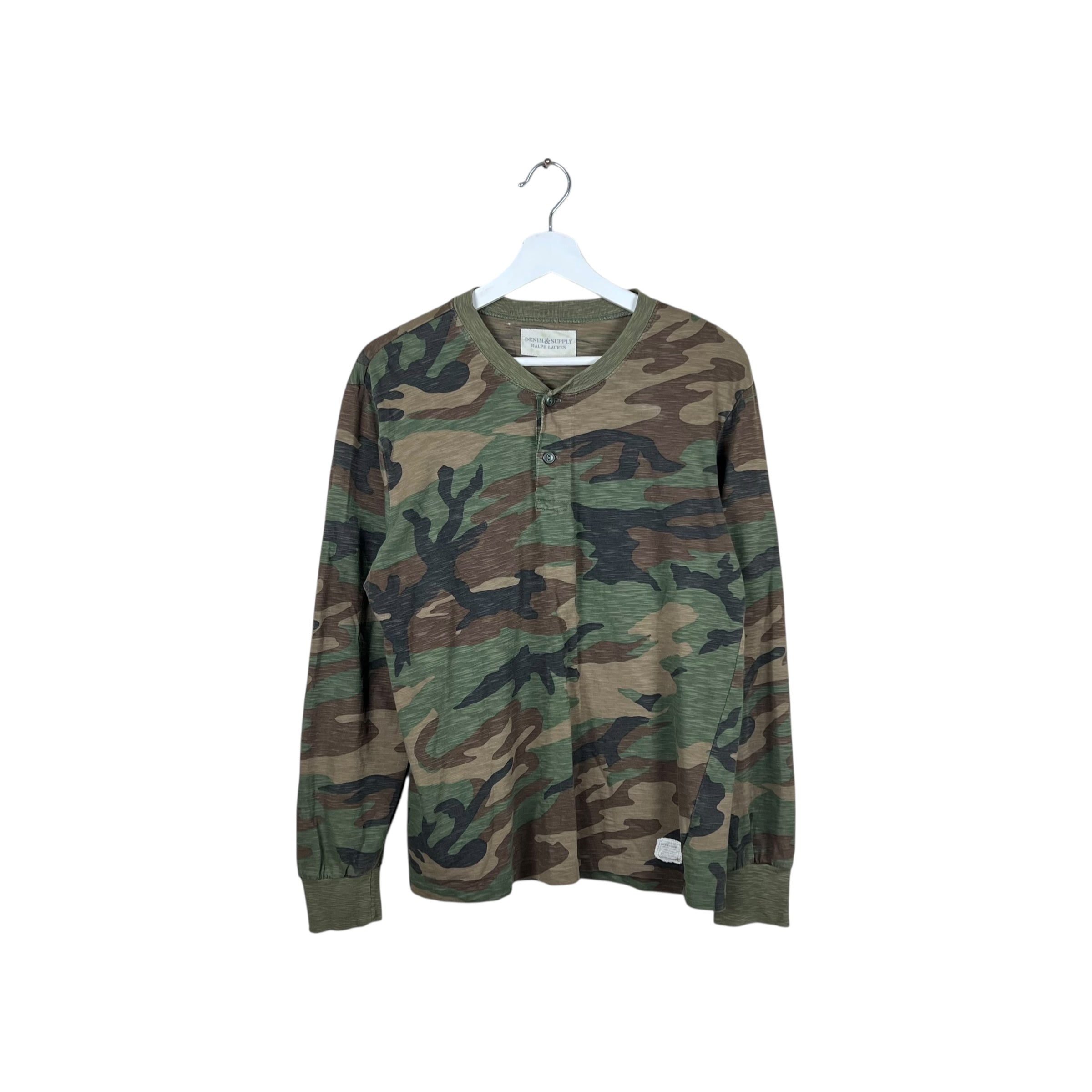 Denim & Supply By Ralph Lauren Button Longsleeve Camo