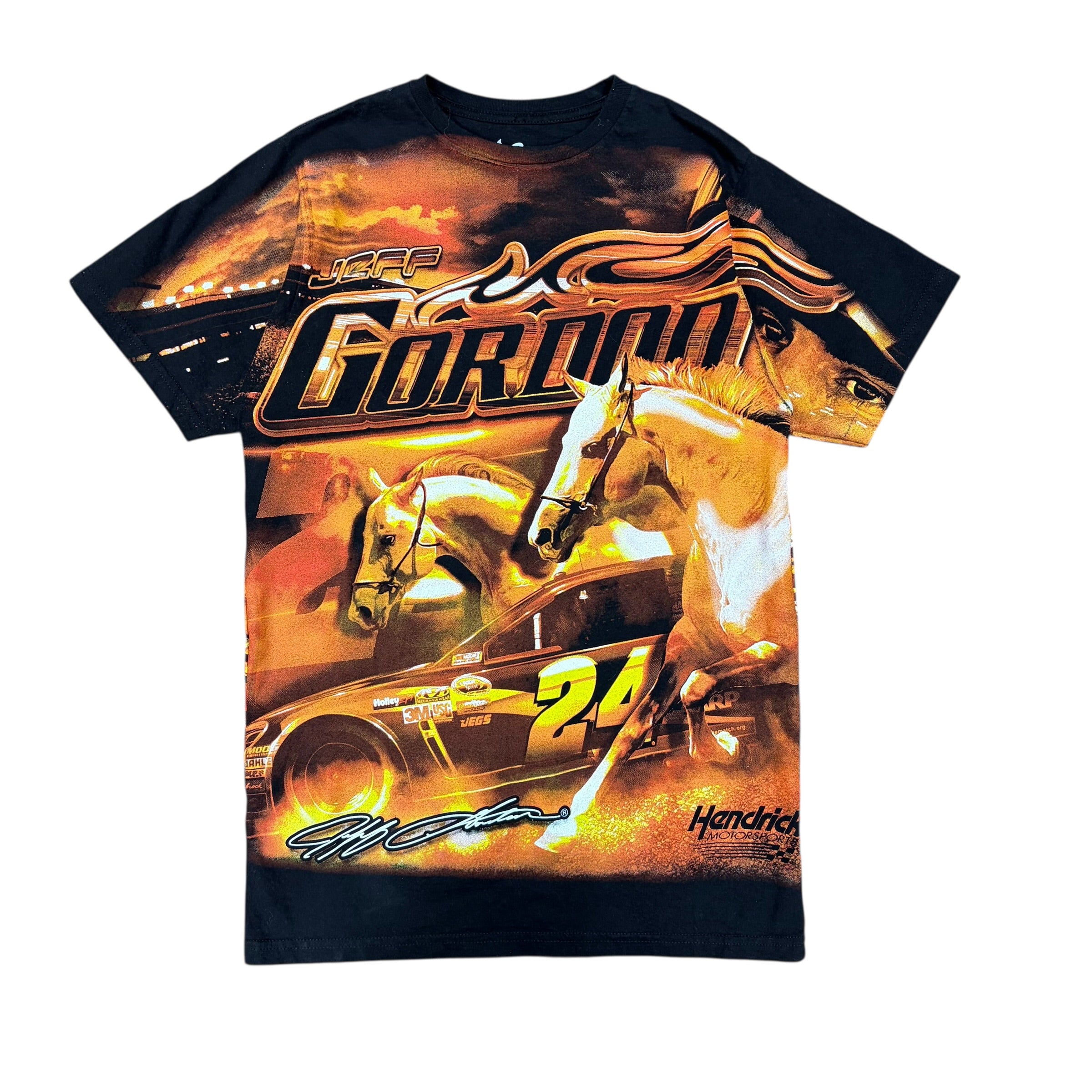Vintage Chase Authentics Jeff Gordon “Horse Power” Racing AOP Tee