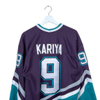 Vintage CCM NHL Anaheim Mighty Ducks Paul Kariya Away Jersey