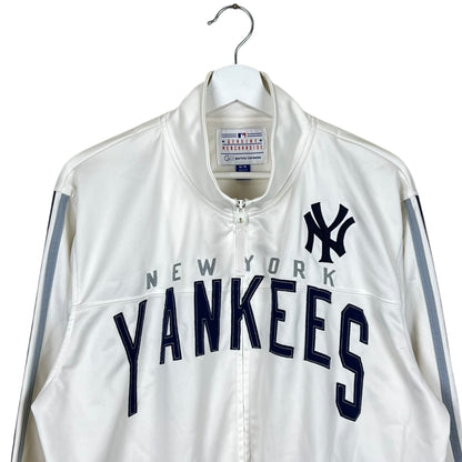 Vintage G III MLB New York Yankees Arch Logo Track Jacket White