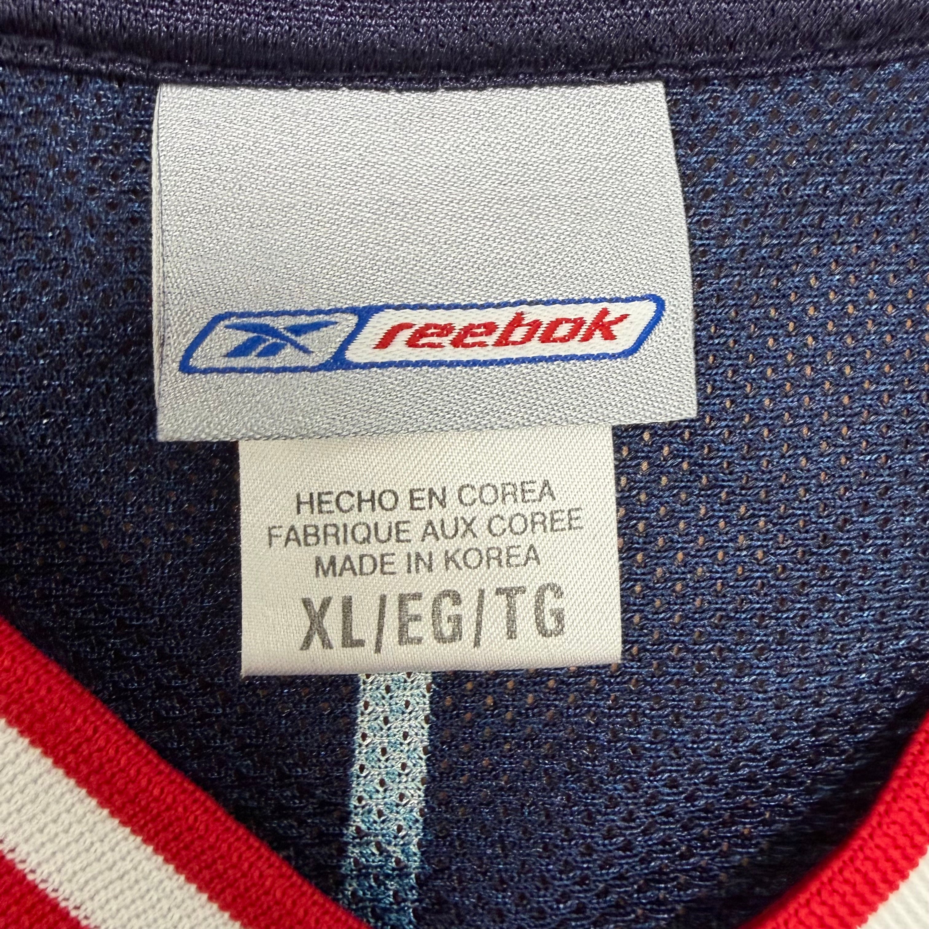 Vintage Reebok NBA Houston Rockets Yao Ming Throwback Pinstripe Jersey