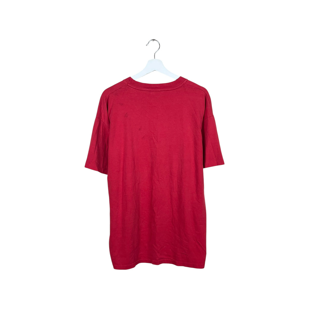 1996 NFL Kansas City Chiefs Spellout Tee Red
