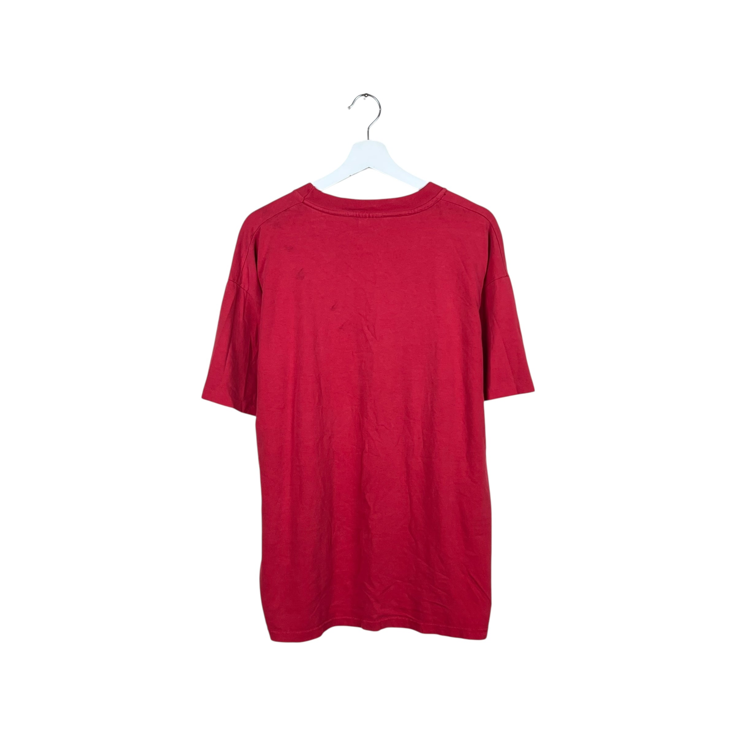 1996 NFL Kansas City Chiefs Spellout Tee Red