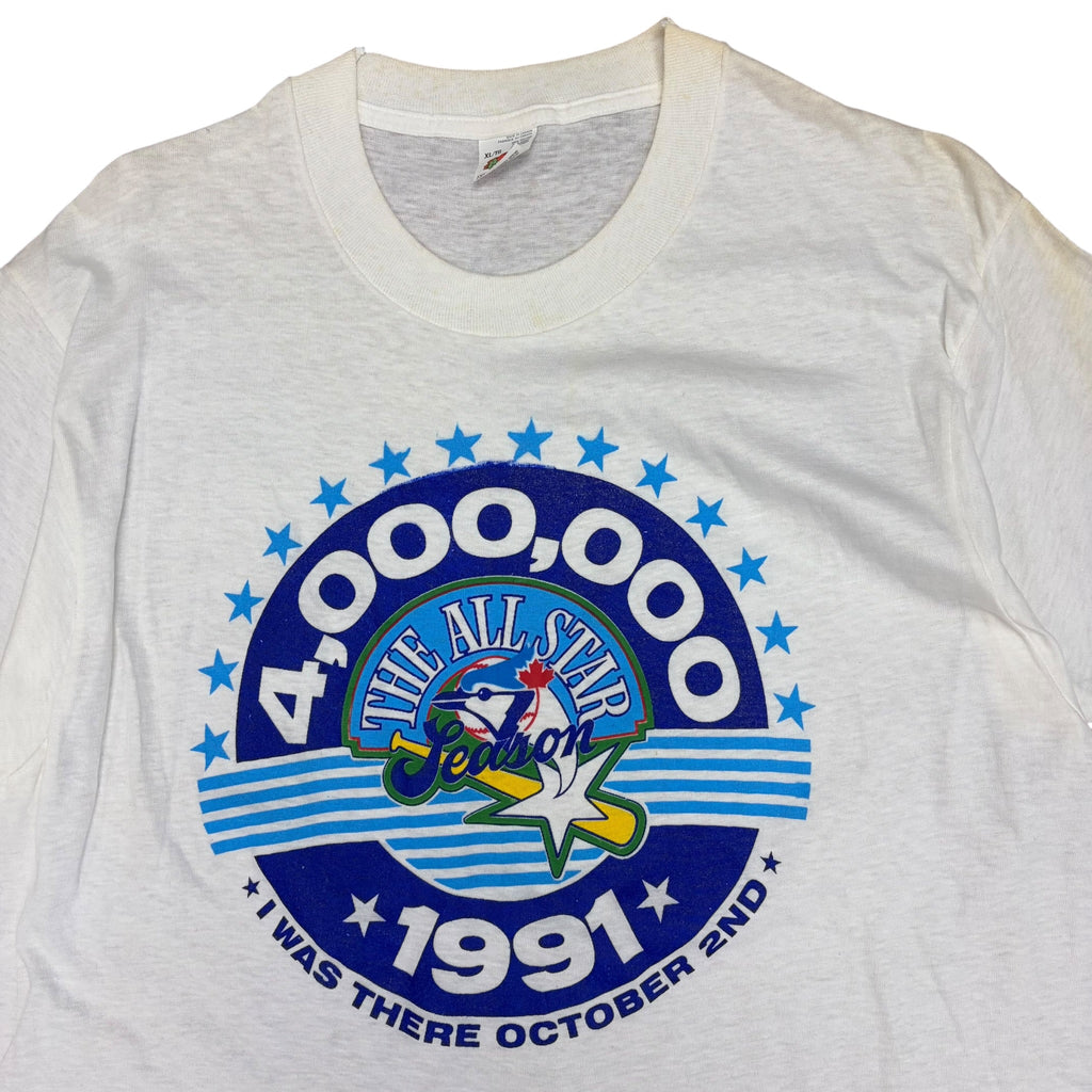 1991 MLB Toronto Blue Jays Grand Opening Day Tee White