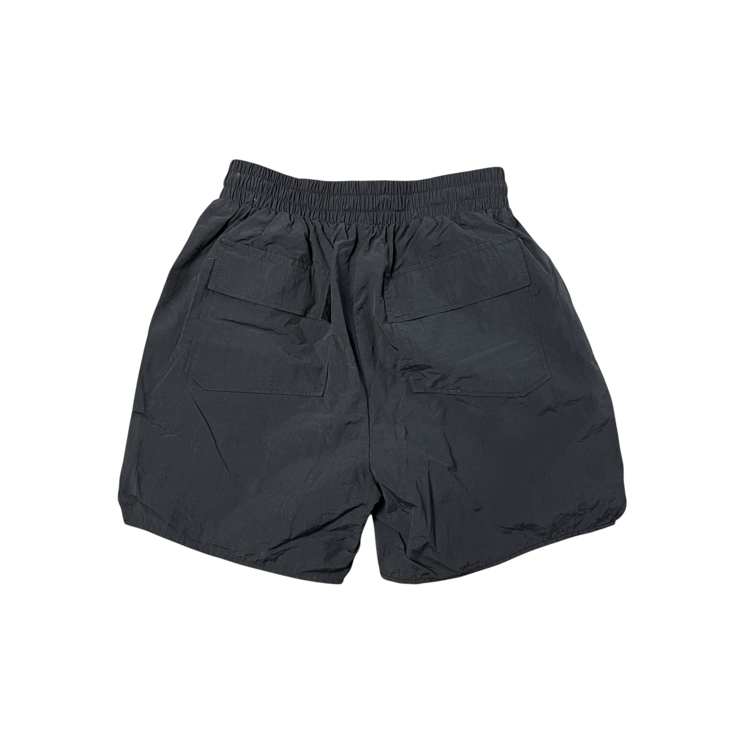 Rhude Spellout Shorts Black