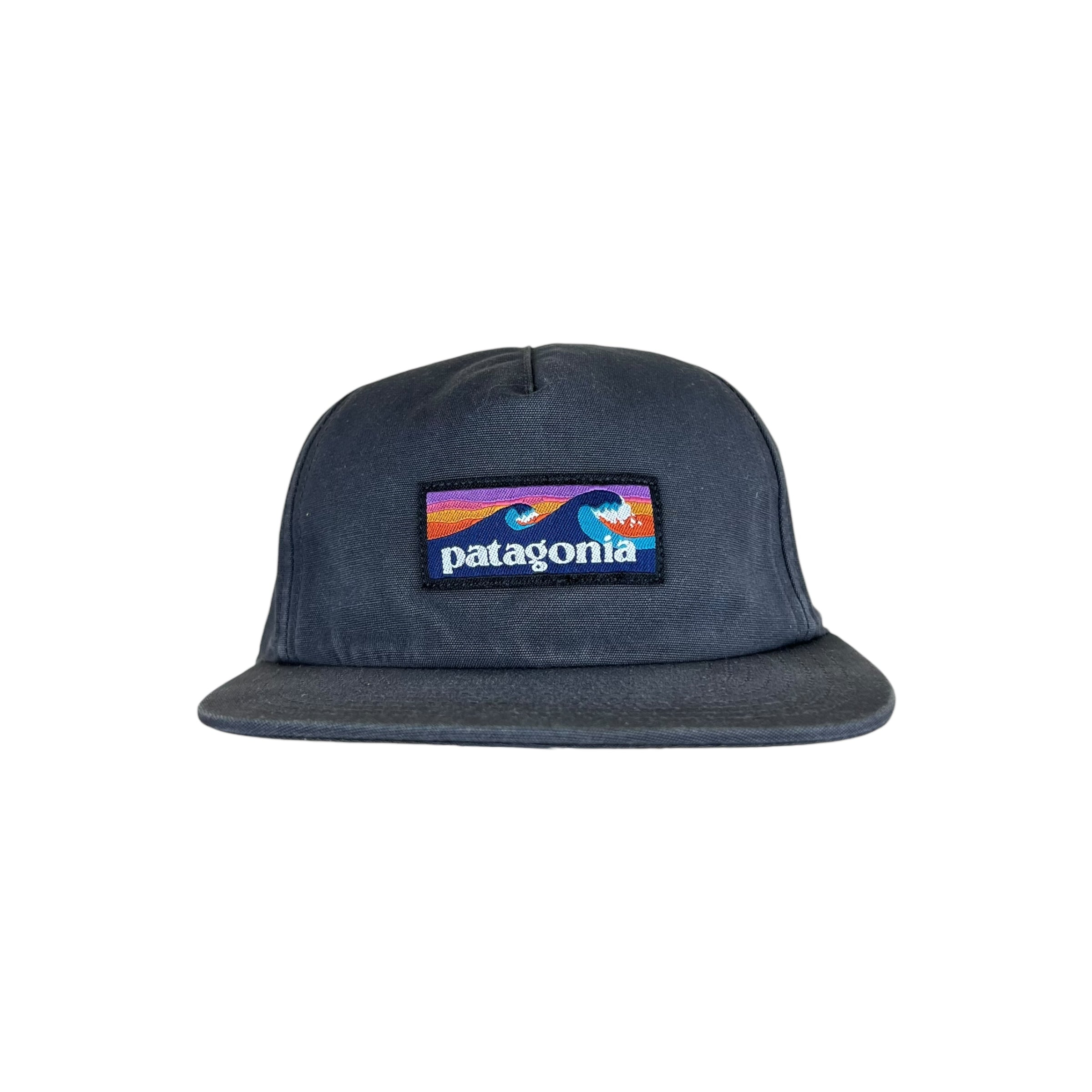 Vintage Patagonia Wave Logo SnapBack Grey
