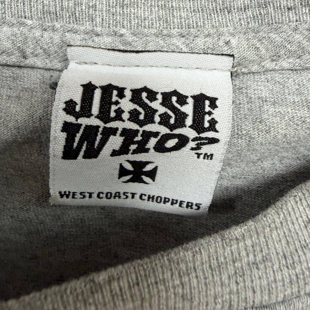 Vintage Y2K West Coast Choppers Long Beach Long Sleeve Grey