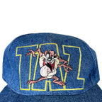 2002 Looney Tunes Taz Embroidered StrapBack Blue