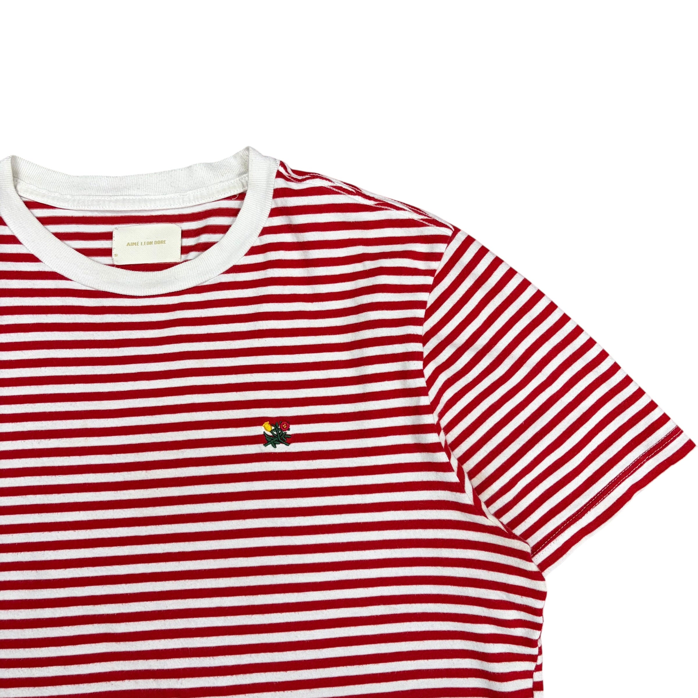 Aimé Leon Dore Breton Striped Tee Red