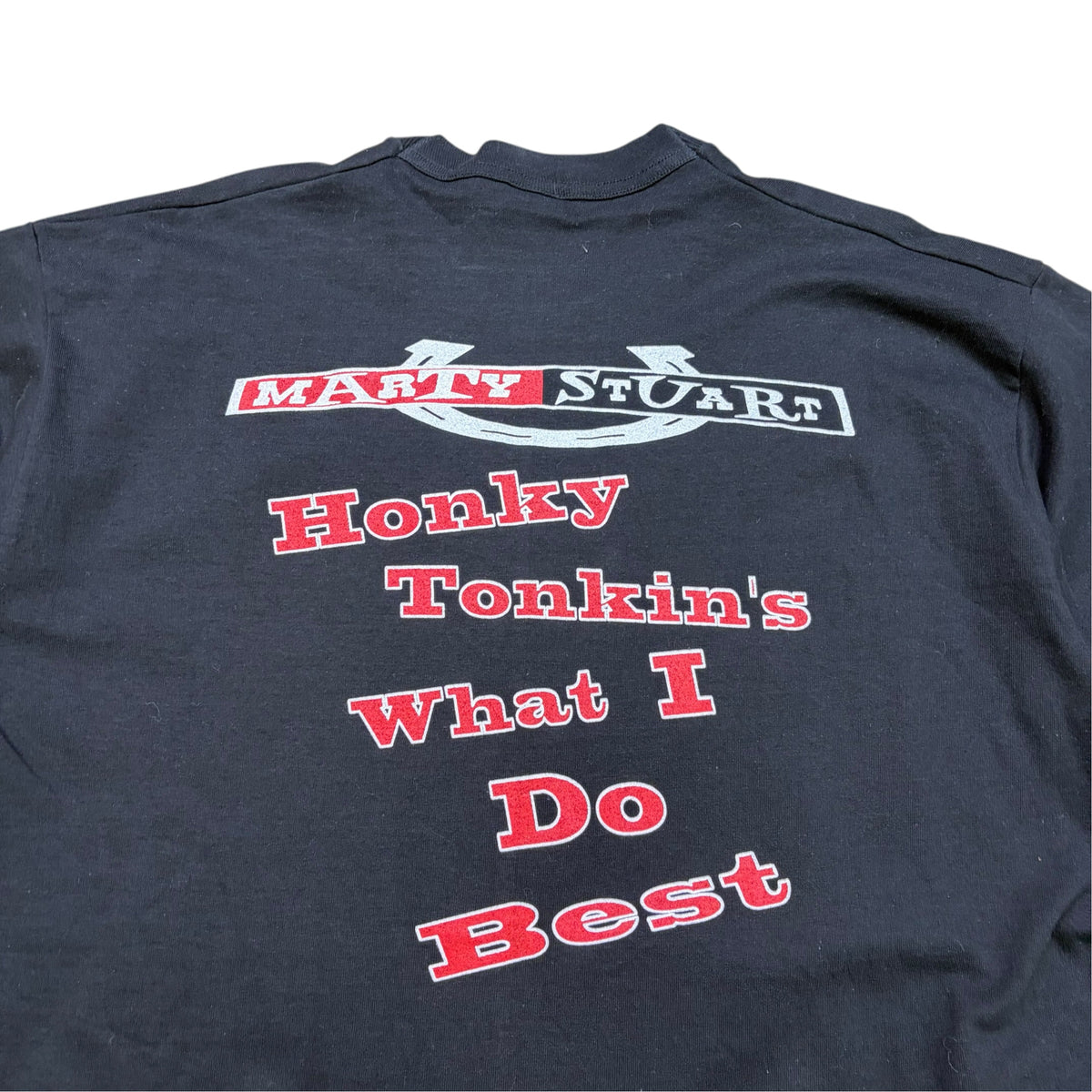 1996 Marty Stuart “Honky Tonkin’s What I Do Best” Tee Black
